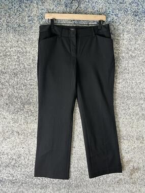 Express Pants Womens 10S Black Editor Barely Boot Low Rise Stretch Work Office